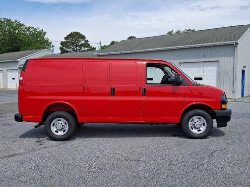 Red 2026 Chevrolet Express 2500 Work Van