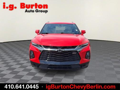 Red 2020 Chevrolet Blazer RS