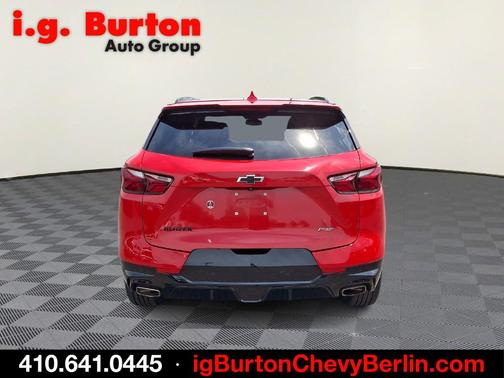 Red 2020 Chevrolet Blazer RS