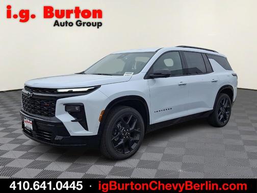 Polar White 2026 Chevrolet Traverse RS