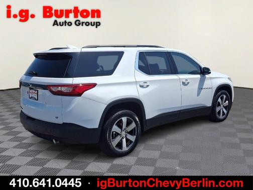 Summit White 2020 Chevrolet Traverse LT Leather