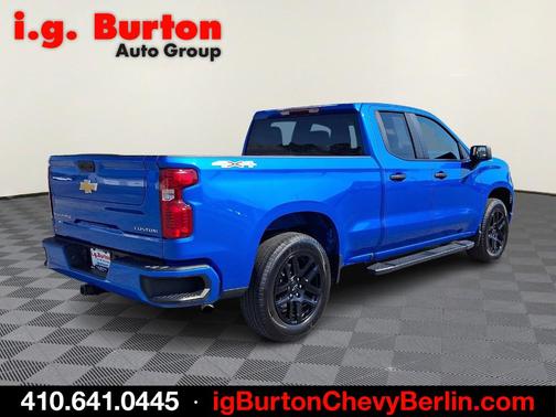 Rip Tide Blue 2025 Chevrolet Silverado 1500 Custom
