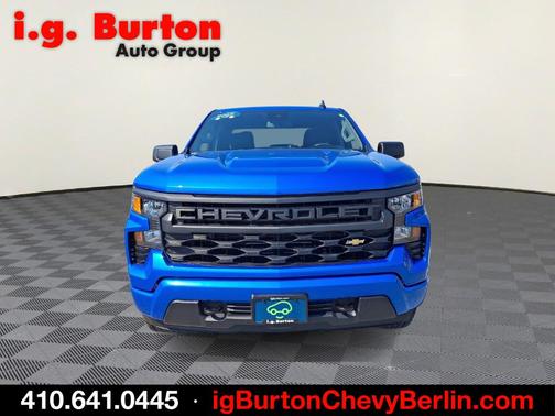 Rip Tide Blue 2025 Chevrolet Silverado 1500 Custom
