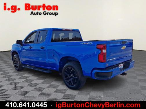 Rip Tide Blue 2025 Chevrolet Silverado 1500 Custom