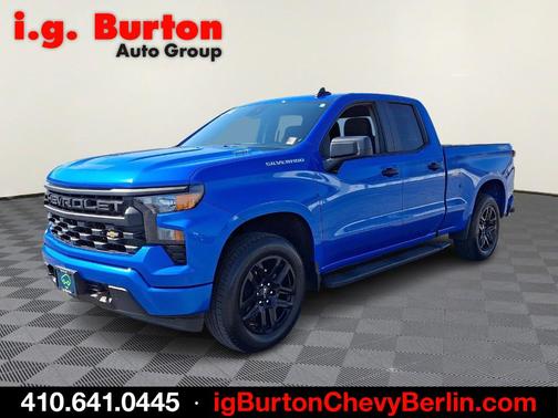 Rip Tide Blue 2025 Chevrolet Silverado 1500 Custom