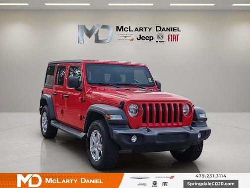 Firecracker Red Clearcoat 2023 Jeep Wrangler Sport S
