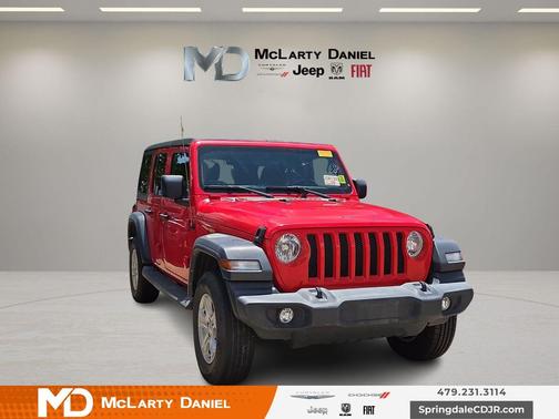 Firecracker Red Clearcoat 2023 Jeep Wrangler Sport S