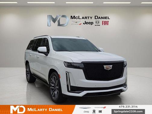 Crystal White Tricoat 2023 Cadillac Escalade Sport Platinum