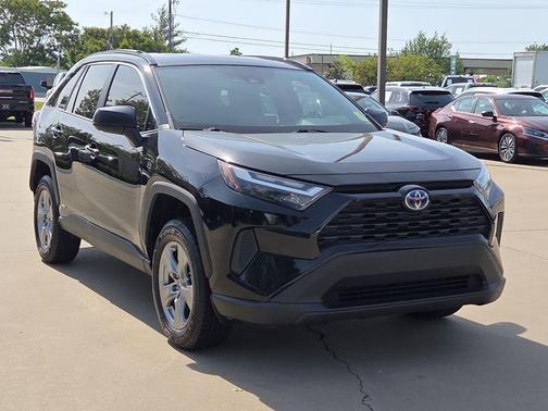 Midnight Black Metallic 2024 Toyota RAV4 Hybrid LE