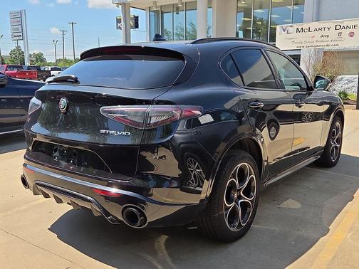Vulcano Black Metallic 2024 Alfa Romeo Stelvio Veloce AWD