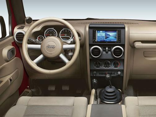 Red Rock Crystal Pearlcoat/Black Soft Top 2008 Jeep Wrangler Sahara