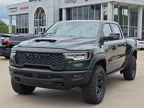 Serrano Green Metallic 2026 RAM 1500 RHO Crew Cab 4x4 5'7' Box