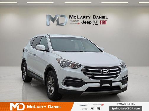 Pearl White 2018 Hyundai Santa Fe Sport 2.4L