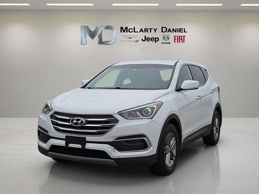 Pearl White 2018 Hyundai Santa Fe Sport 2.4L
