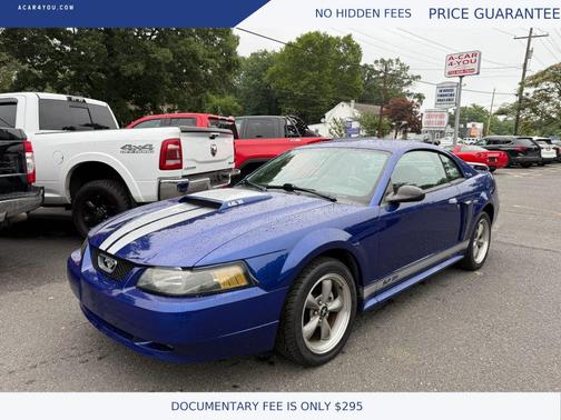 Blue 2004 Ford Mustang GT