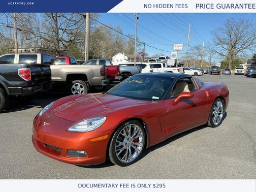 Orange 2005 Chevrolet Corvette Base