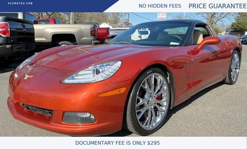 Orange 2005 Chevrolet Corvette Base