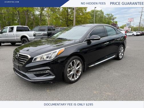 Black 2015 Hyundai SONATA Limited 2.0T