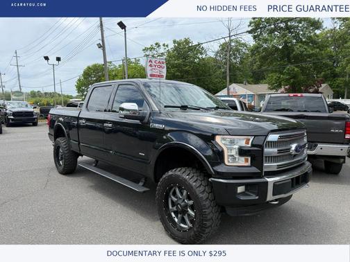 Black 2015 Ford F-150 Platinum