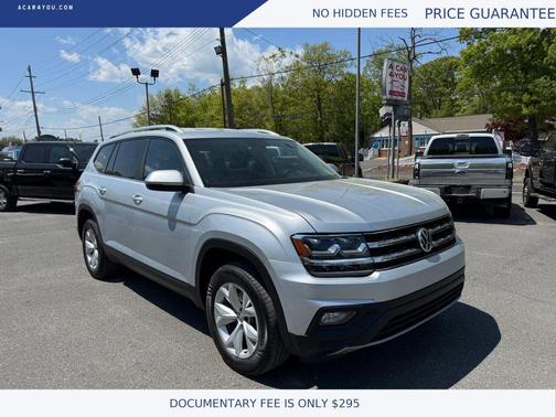 Silver 2019 Volkswagen Atlas 3.6L SE w/Technology