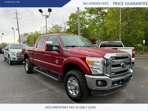 Burgundy 2016 Ford F-350 Lariat