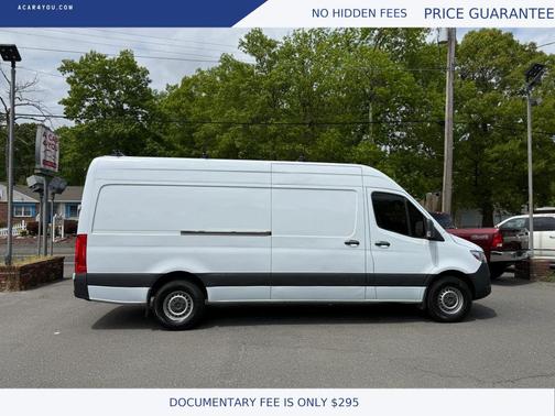 White 2019 Mercedes-Benz Sprinter 2500 High Roof w/170 WB Van 3D