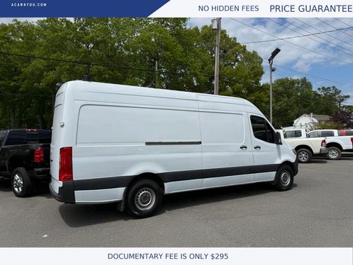White 2019 Mercedes-Benz Sprinter 2500 High Roof w/170 WB Van 3D