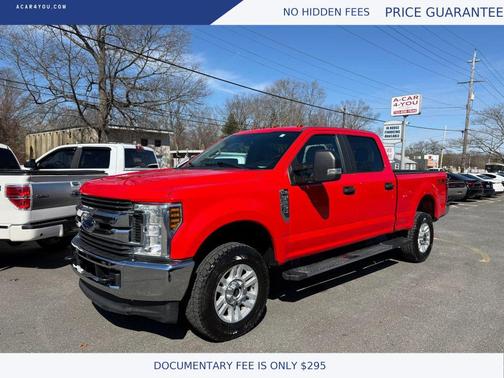 Red 2019 Ford F-250 XL