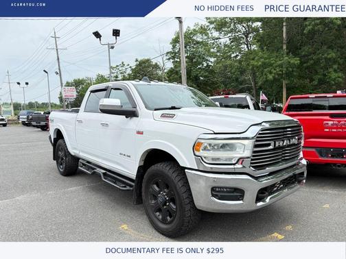 White 2019 RAM 2500 Laramie Crew Cab 4x4 6'4' Box