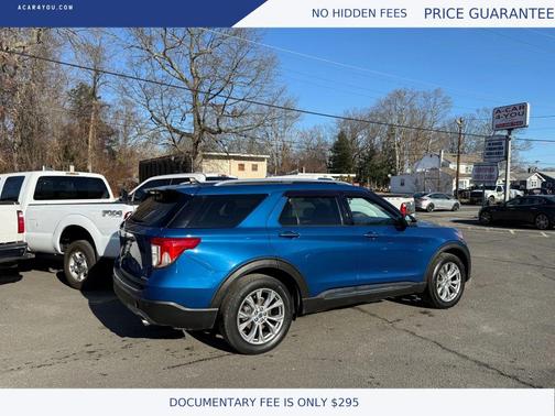 Blue 2021 Ford Explorer Limited
