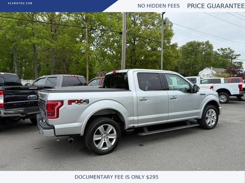 Silver 2016 Ford F-150 Platinum