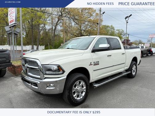 White 2018 RAM 2500 Laramie Crew Cab 4x4 6'4' Box