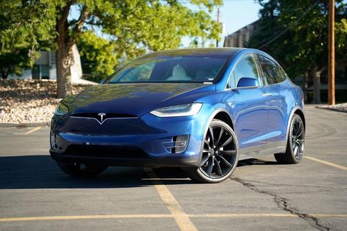 Deep Blue Metallic 2020 Tesla Model X Long Range Dual Motor All-Wheel Drive