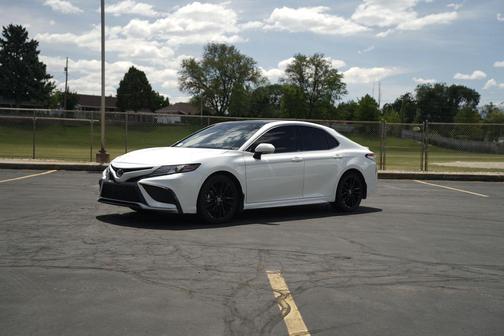 White 2023 Toyota Camry XSE