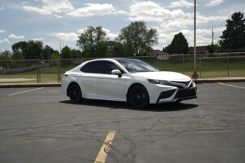 White 2023 Toyota Camry XSE