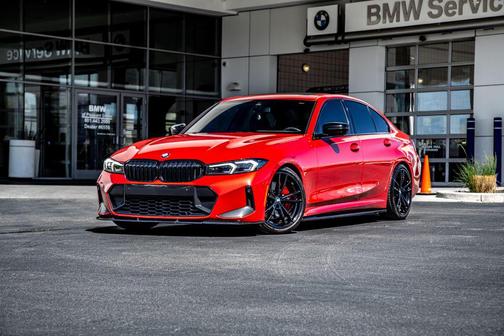 Melbourne Red Metallic 2023 BMW 330 xDrive