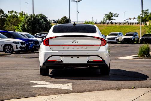 Hyper White 2022 Hyundai SONATA Hybrid Limited