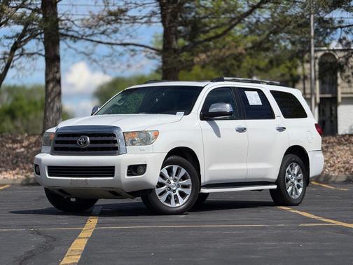 Super White 2008 Toyota Sequoia Limited