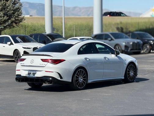 White 2021 Mercedes-Benz AMG CLA 35 4MATIC