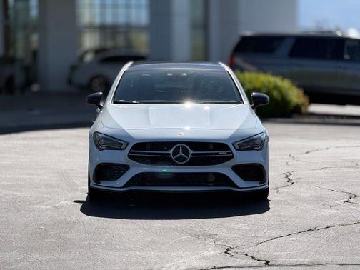 White 2021 Mercedes-Benz AMG CLA 35 4MATIC