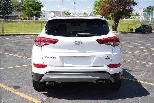 Dazzling White 2017 Hyundai TUCSON Limited