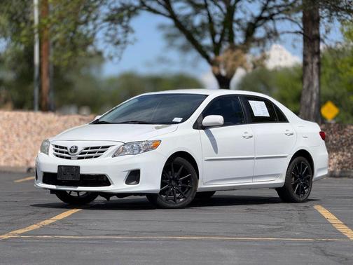 Super White 2013 Toyota Corolla LE