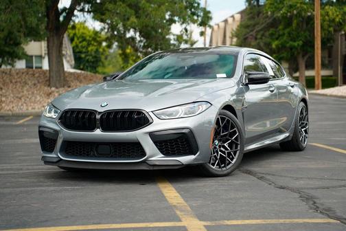 Skyscraper Grey Metallic 2023 BMW M8 Gran Coupe Competition