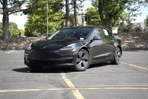 Solid Black 2021 Tesla Model 3 Standard Range Plus