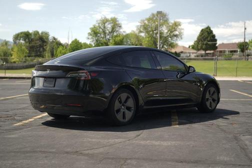 Solid Black 2021 Tesla Model 3 Standard Range Plus