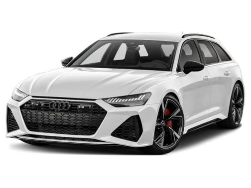 Glacier White Metallic 2021 Audi RS 6 Avant 4.0T