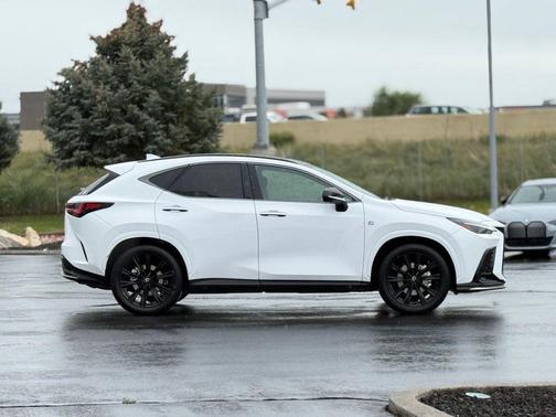 White 2025 Lexus NX 350 F SPORT Handling