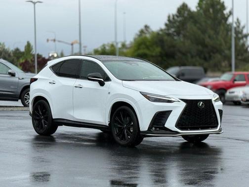 White 2025 Lexus NX 350 F SPORT Handling