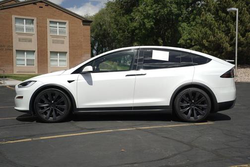 Pearl White Multi-Coat 2022 Tesla Model X Dual Motor All-Wheel Drive