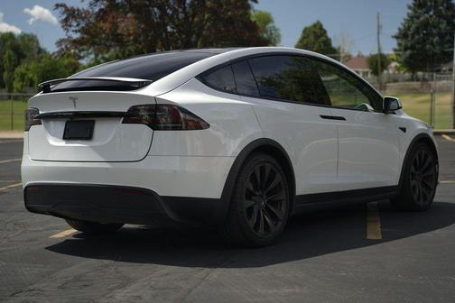 Pearl White Multi-Coat 2022 Tesla Model X Dual Motor All-Wheel Drive